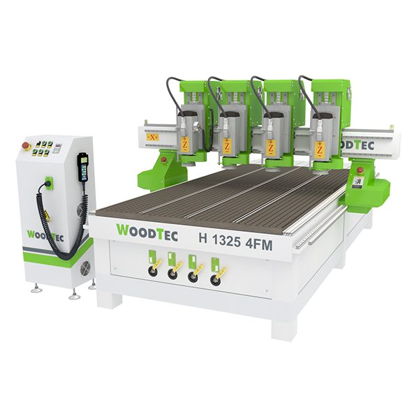 Фрезерно-гравировальный станок с чпу WoodTec H 1325 4FM