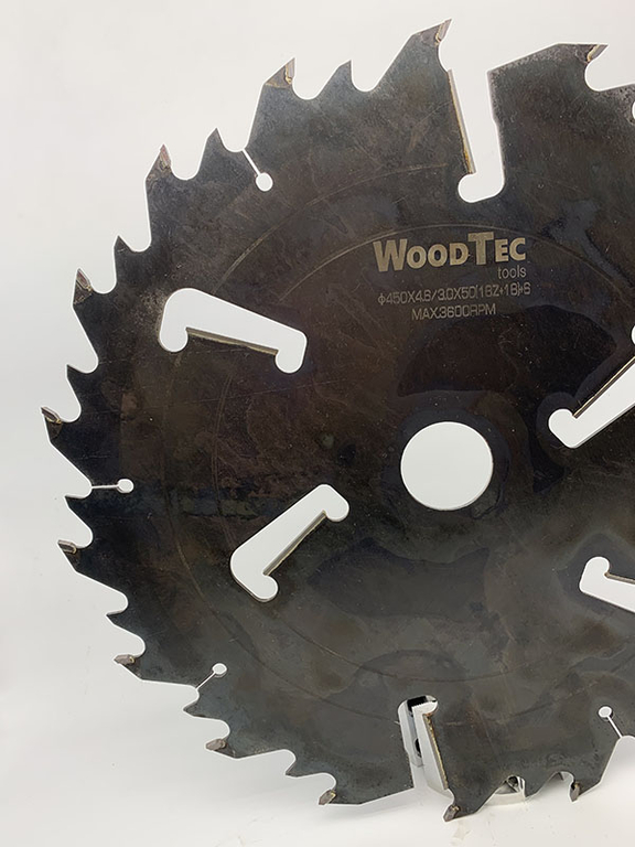 Пила дисковая 400 х 50 х 4.2/2.8 z(18+18)+4 Woodtec